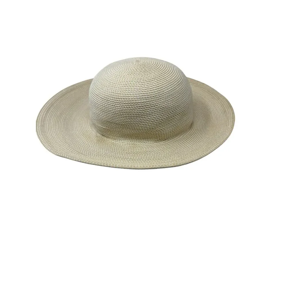 Eric Javits New York Squishee Hampton Woven Rolled Brim Sun Hat Packable - Picture 6 of 9